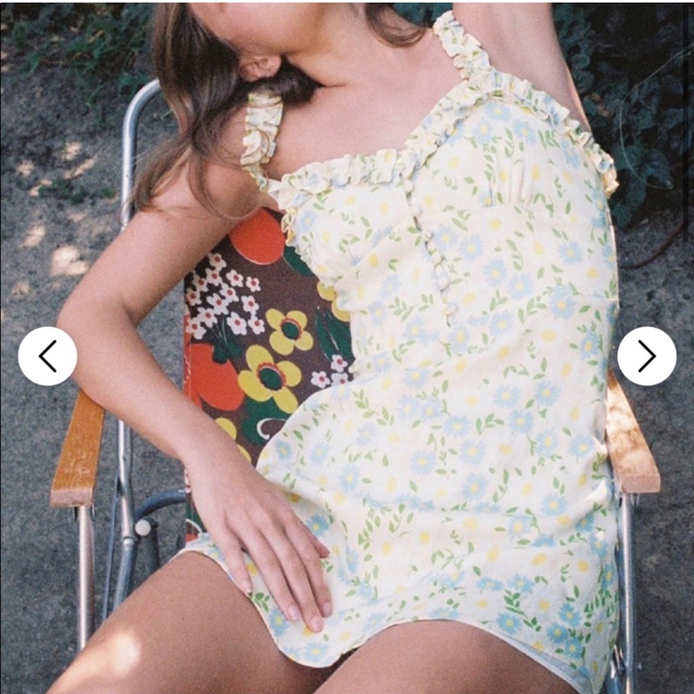 Zara floral Satin Dress
